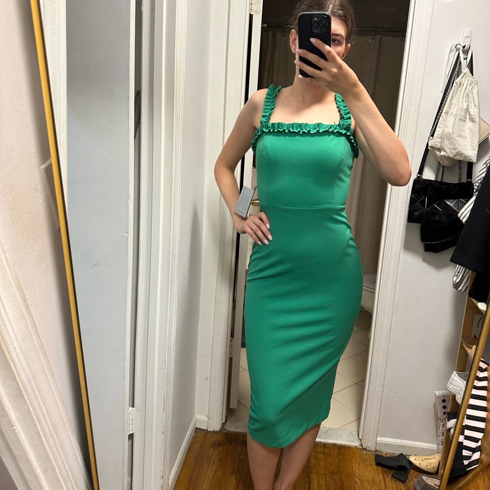 NWT Bebe green dress